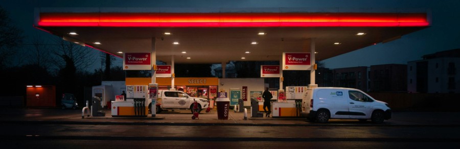 Business fleet vehicles refuelling